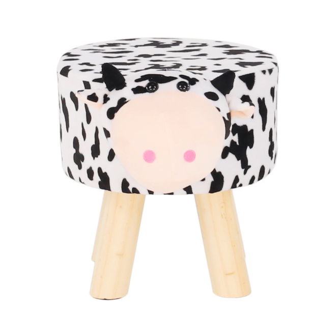 Taburetka Miley (bílá + černá)