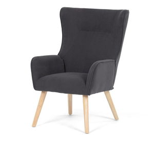 Křeslo Atribuian (tmavě šedá)