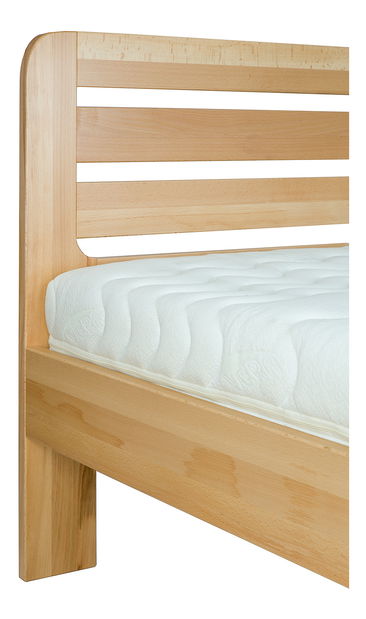 Manželská postel 160 cm LK 189 (buk přírodní) (bez roštu a matrace)