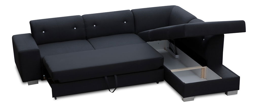 Rohová sedací souprava Dia (světle hnědá) (L)