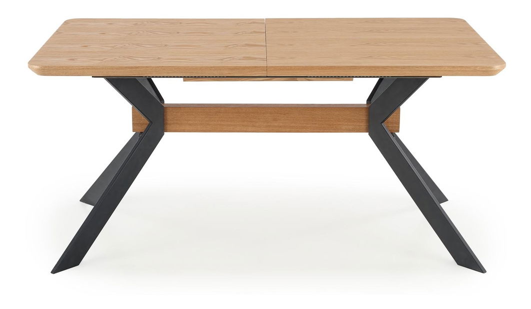 Jídelní stůl Baracco (dub přírodní + černá) (pro 6 až 8 osob)