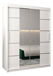 Šatní skříň 180 cm Verika 4 180 (bílá)