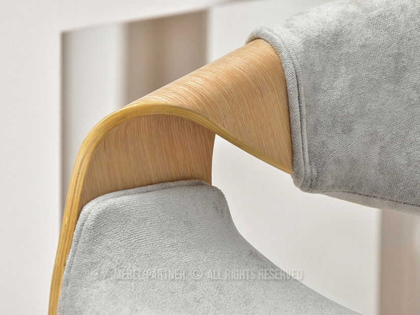 Židle Bjorn H (jasan + chromová)