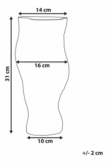 Váza Damariz (šedá)