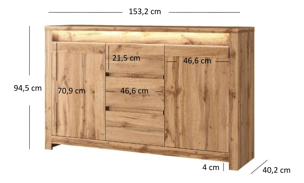Komoda Chase 2D3S (dub wotan)