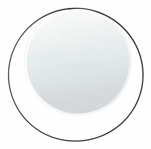 Nástěnné zrcadlo Agie (černá) *výprodej