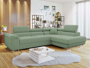 Rohová sedací souprava Tulin (zelená)
