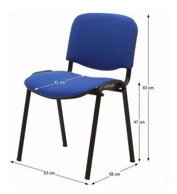 Konferenční židle Isior (modrá)