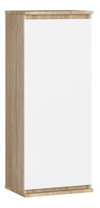 Závěsná skříňka Wren II (dub sonoma + bílá)