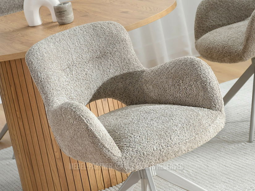 Židle Milla (béžová + šedá)