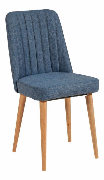 Jídelní set Vlasta 1 (borovice antlantic + tmavě modrá) (pro 4 osoby)