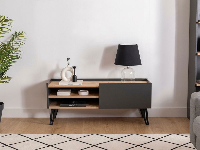 Příruční stolek Tilata 2 (dub safírový + antracit)