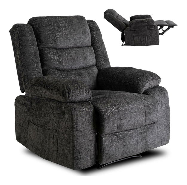 Polohovací křeslo Apoya (černá)