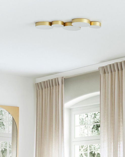 Stropní svítidlo Luga (zlatá)