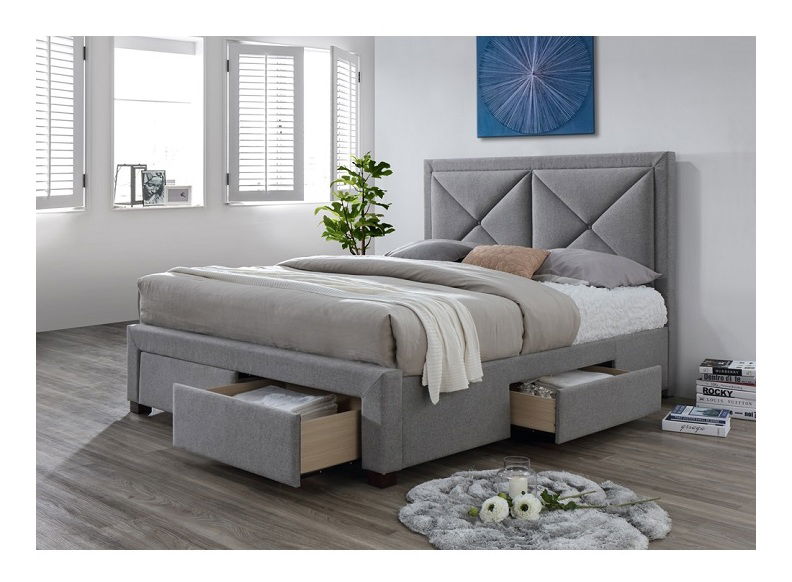 Manželská postel 160 cm Grupo (s roštem a úl. Prostorem)