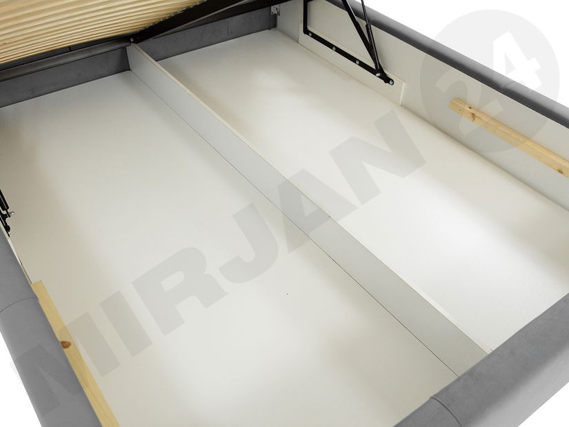 Manželská postel 140cm Hermon (bílá)