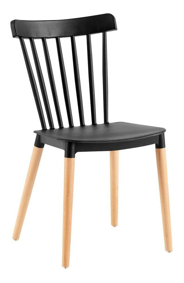 Jídelní židle COSIMA (černá + buk)