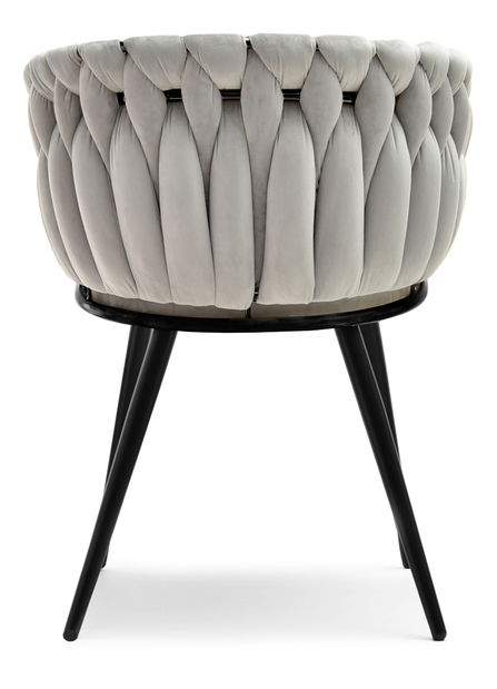 Jídelní židle Radio (šedá + černá)