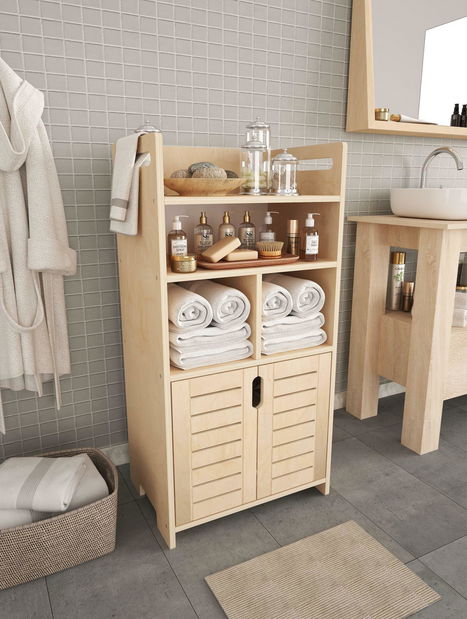 Koupelnová skříňka Porluntto 1 (bříza)