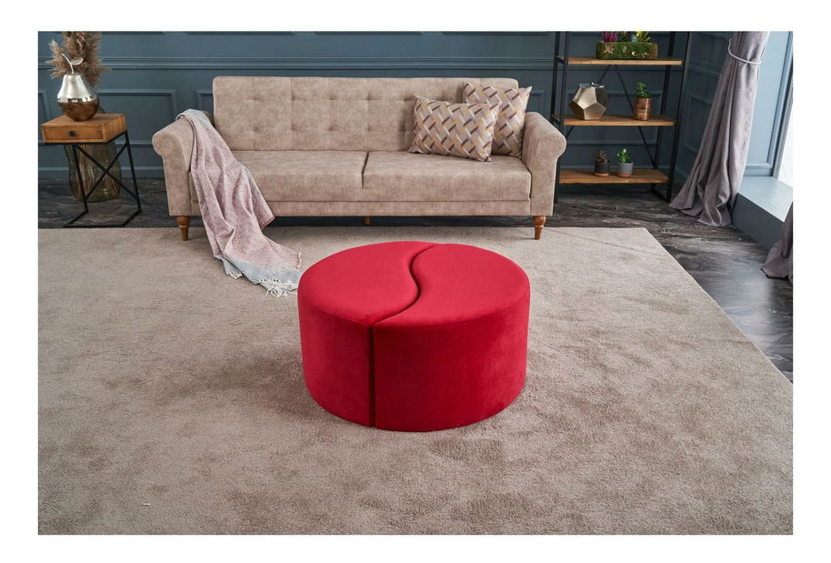 Taburetka Alonusa (červená)