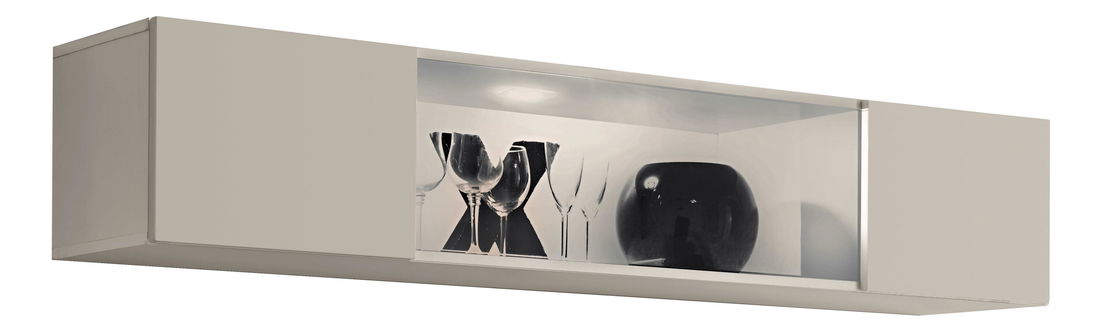 Nástěnná vitrína Ferryhill CC FY 52 (kašmír) (s osvětlením)