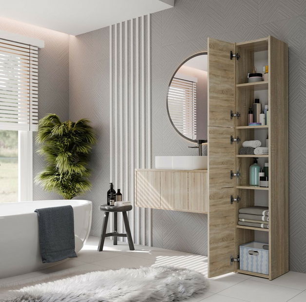 Koupelnová skříňka Samways 2 (dub sonoma)