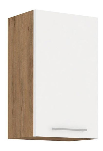 Horní kuchyňská skříňka Bronte 45 G-72 1F (dub lancelot + bílý lesk)