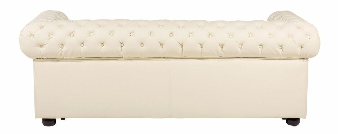 Sedací souprava CHICHESTER (kůže) (béžová) (pro 4 osoby)