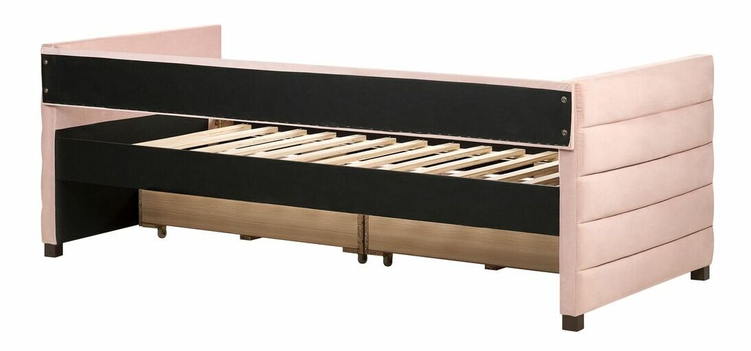 Jednolůžková postel 200 x 90 cm Marza (růžová)