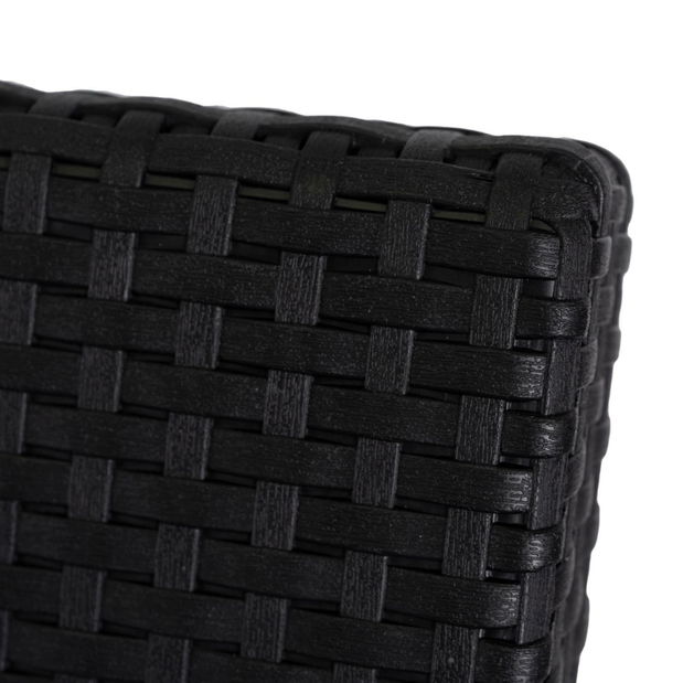 Zahradní pohovka Favorece (černá)