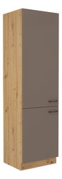 Potravinová kuchyňská skříňka Barb 60 DK-210 2F (dub artisan + truflová)