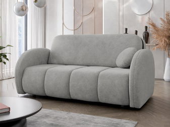 Rozkládací pohovka Carivia Comfy IV (popelavá) (s úl. prostorem)
