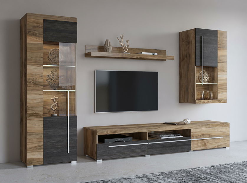 Obývací stěna Rogalo 11 (dub wotan)