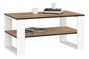 Konferenční stolek Aislan (dub craft + bílá)