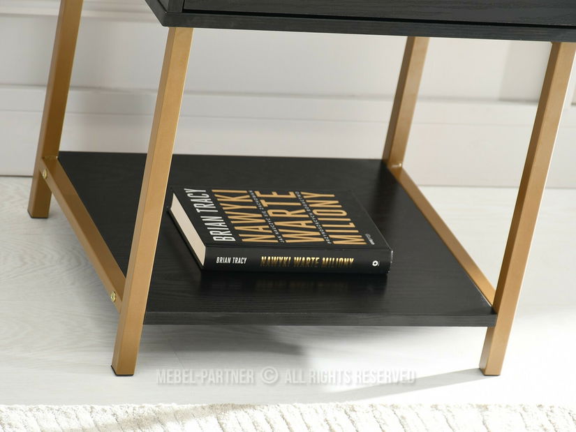 Noční stolek Entrevista (zlatá)