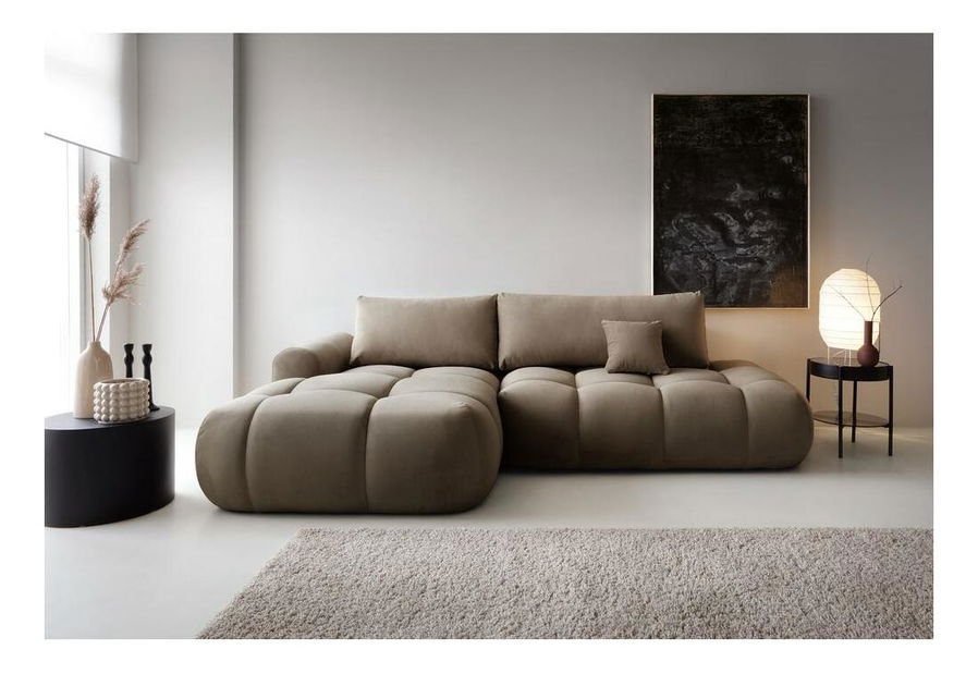 Rohová sedací souprava Ombre (L) (salvador 03 + černá)