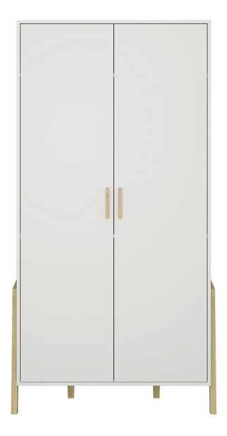 Šatní skříň Berry (bílá)