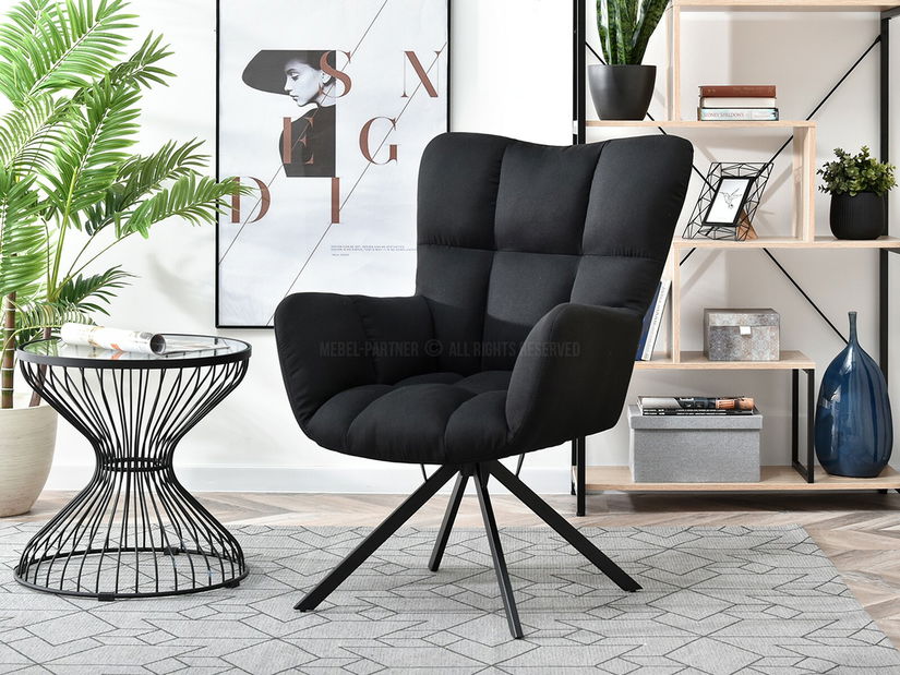 Křeslo Kikino (černá)