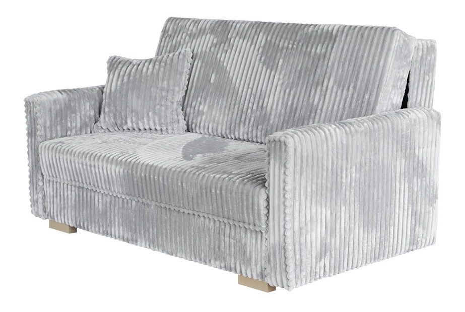 Rozkládací pohovka Carivia Piano III (světle šedá) (s úl. prostorem)