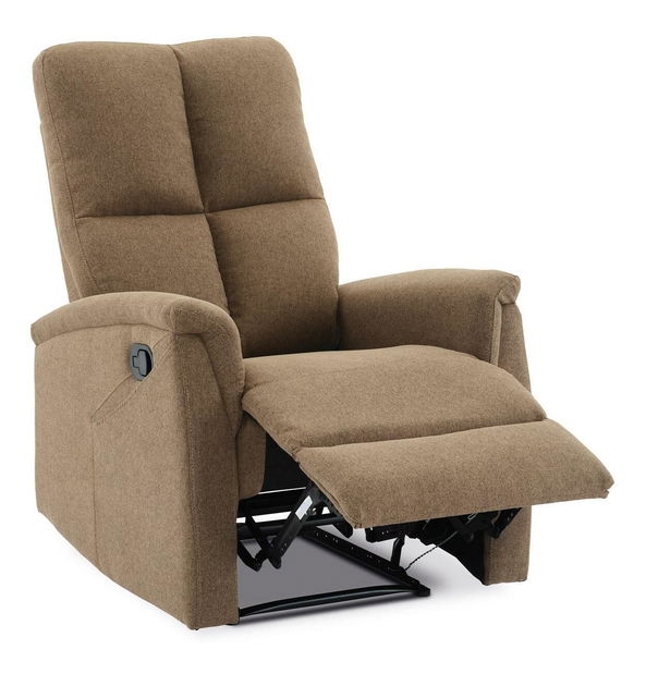 Polohovací křeslo Temor (hnědá)