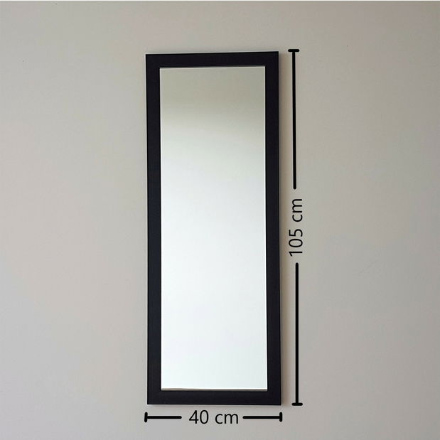 Zrcadlo Blackey (Černá)