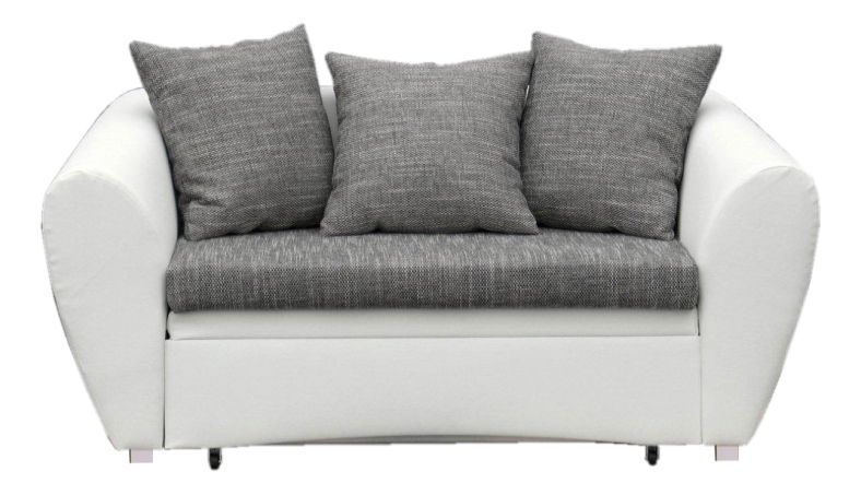 Pohovka dvojsed Aspen bílá + melír