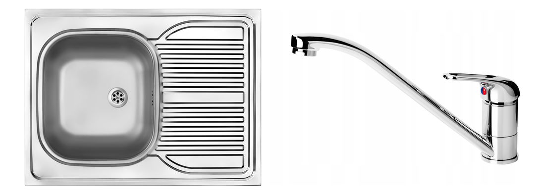 Set dřez a baterie Tango Couple (dřez 800x600) *bazar