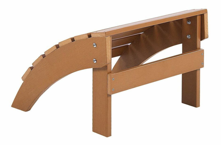 Podnoška k zahradnímu křeslu Adack (světlé dřevo)