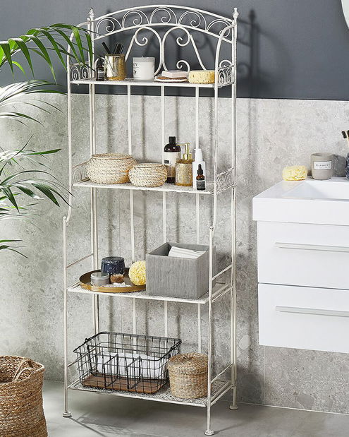 Zahradní regál PADEN (bílá)