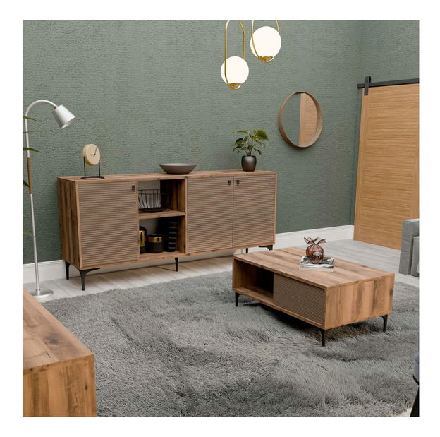 Sestava nábytku do obývacího pokoje Settle 2 (ořech)