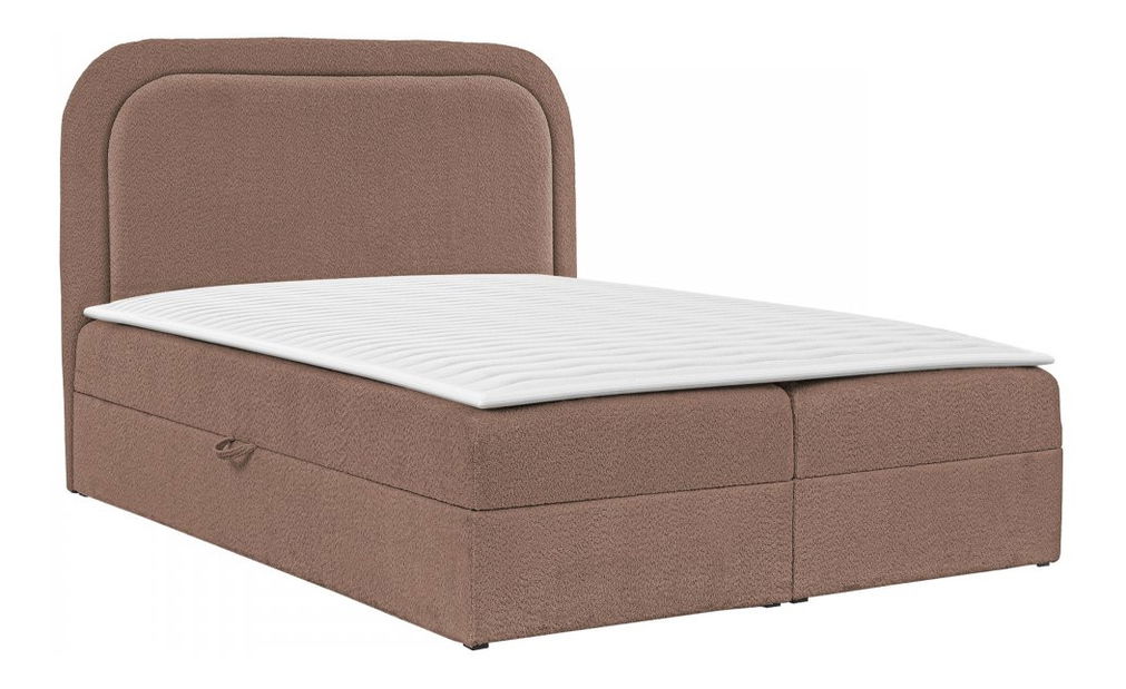 Manželská postel 180 cm Buket (špinavá růžová)