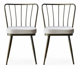 Set 2 židlí Ypsilon (Béžová)