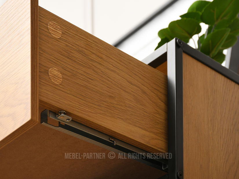 Komoda Soren Kom (dub + černá)