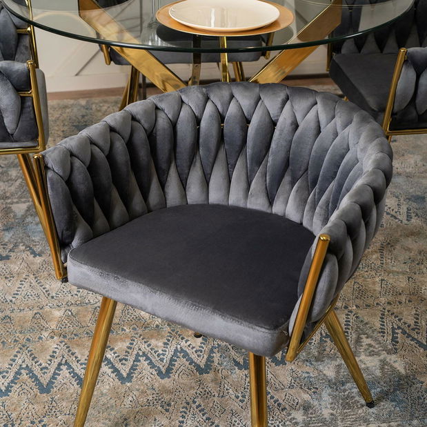 Jídelní židle Cayendo (šedá)